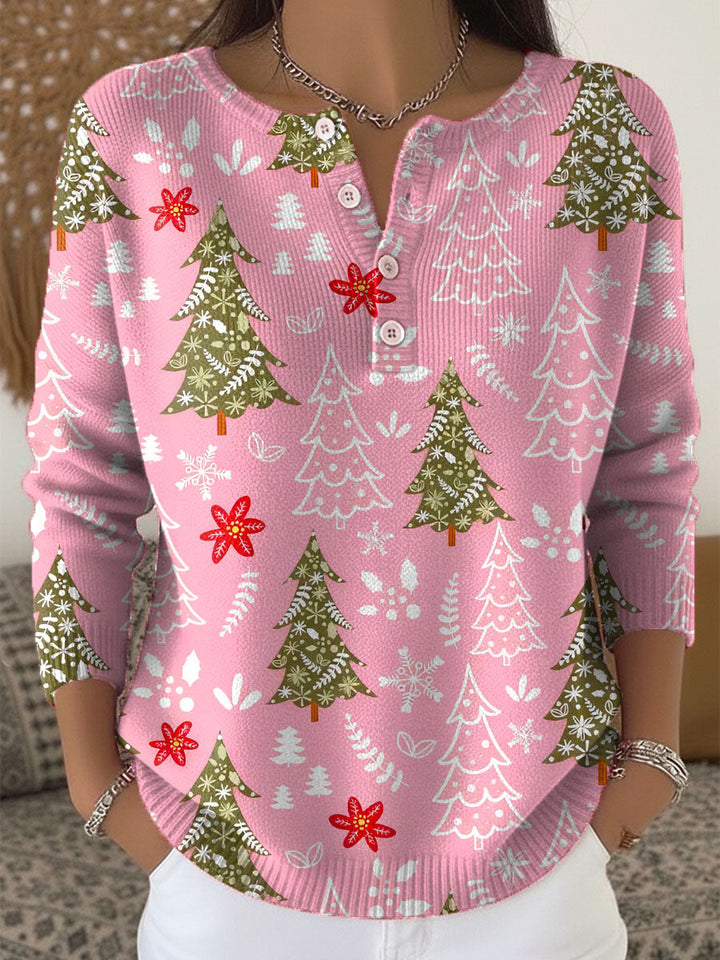 Sandra | Christmas Jumper with Buttons