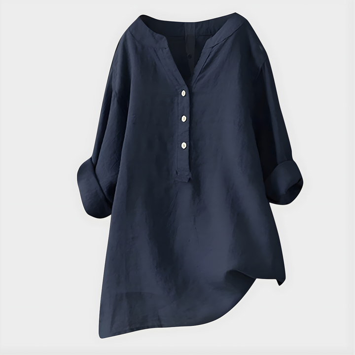 Winola | Relaxed V-Neck Blouse