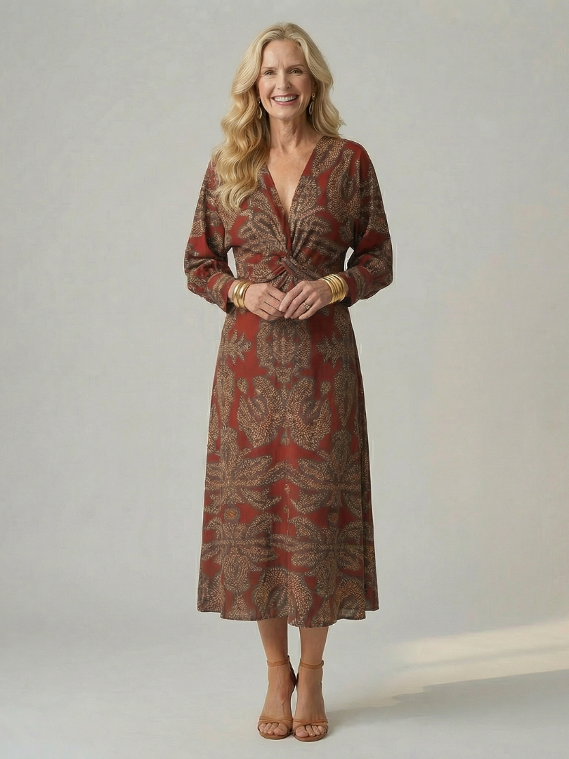 Lune | Wrap Midi Dress