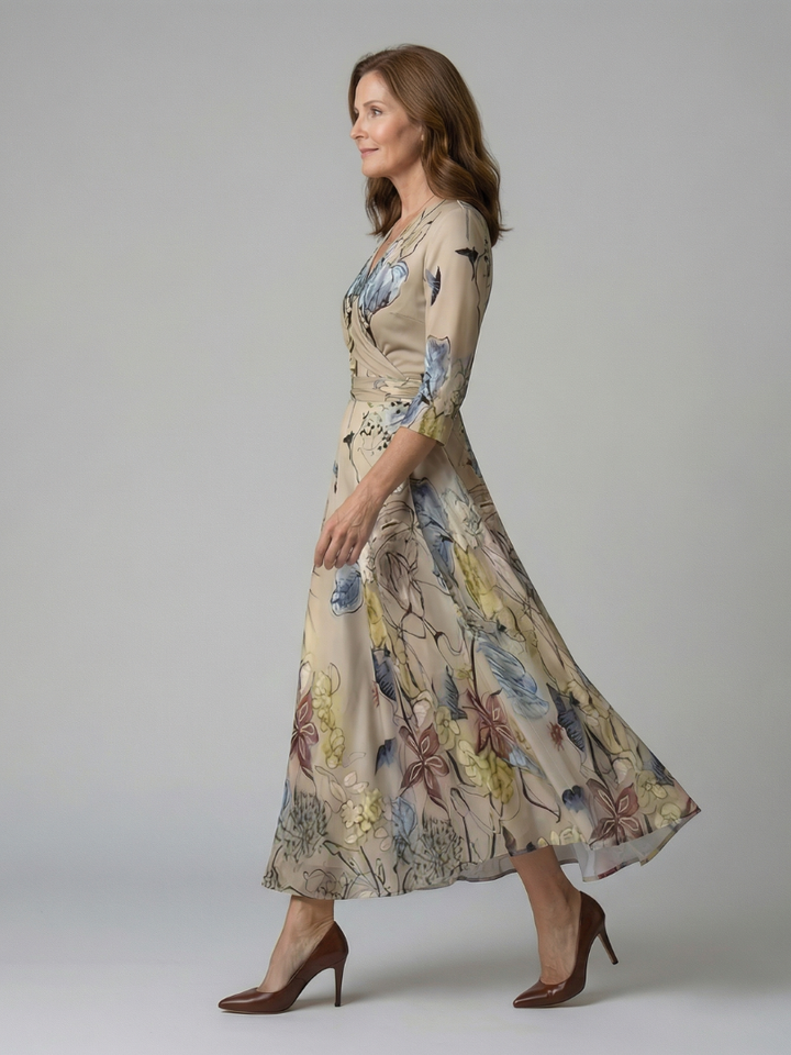 Celine | Wrap Maxi Dress