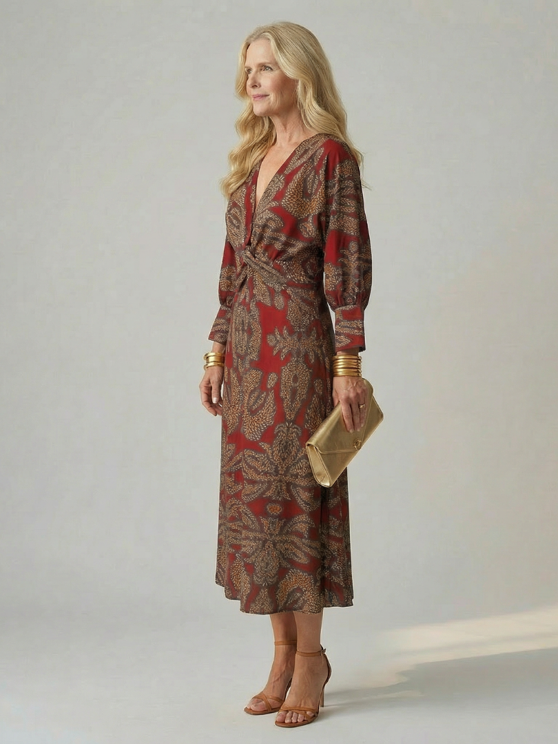 Lune | Wrap Midi Dress
