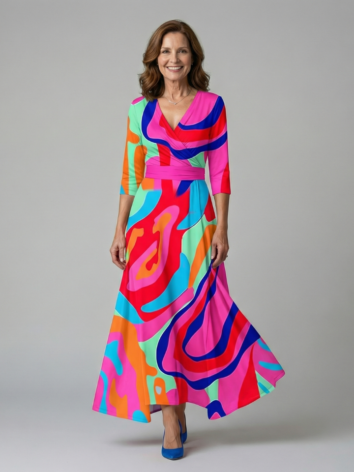 Celine | Wrap Maxi Dress
