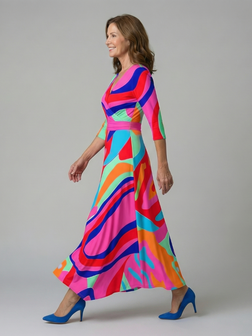 Celine | Wrap Maxi Dress