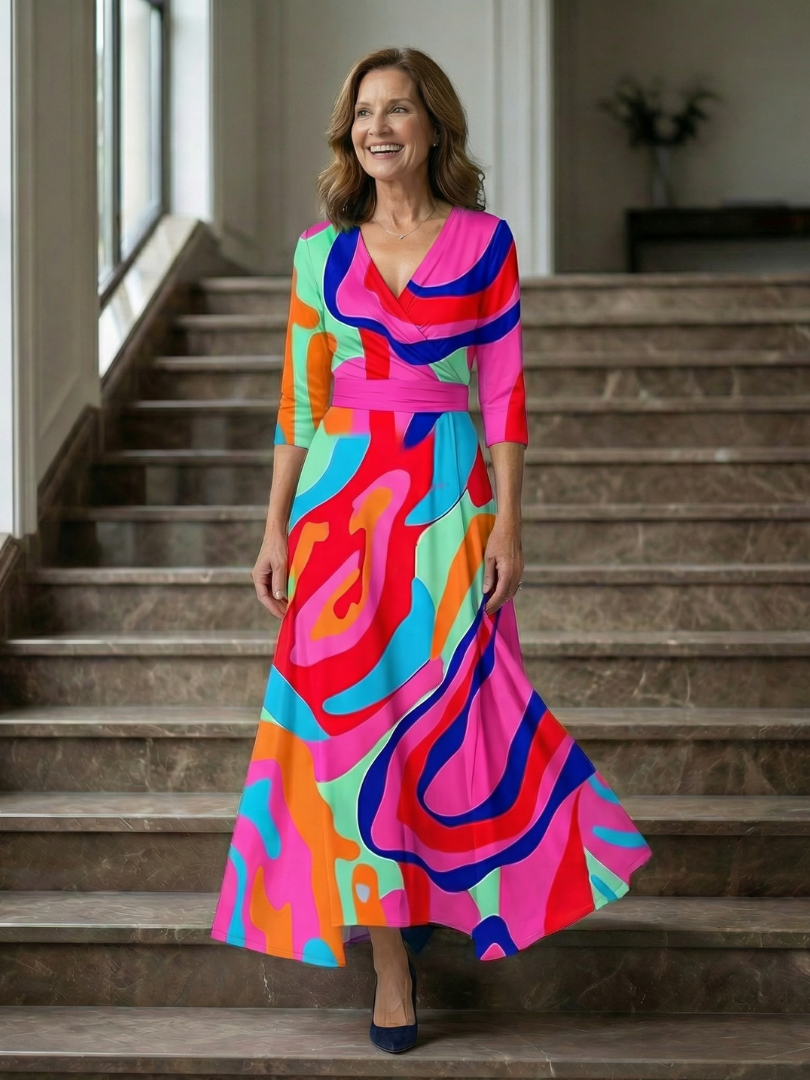Celine | Wrap Maxi Dress