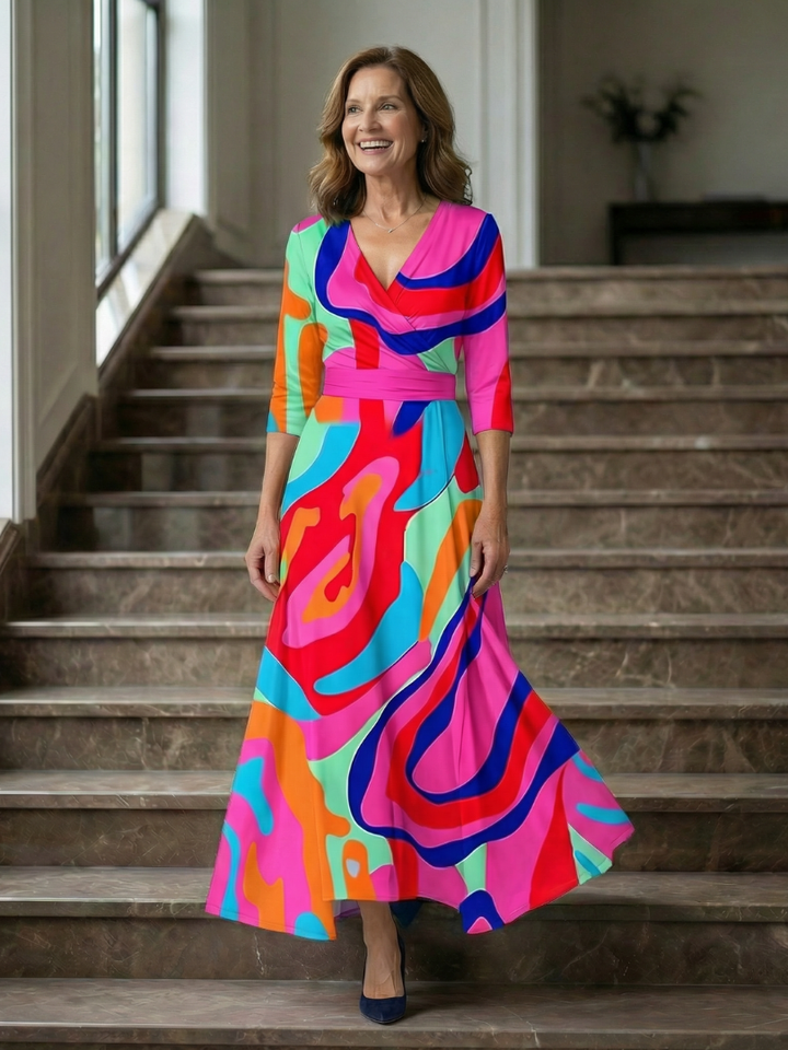 Celine | Wrap Maxi Dress
