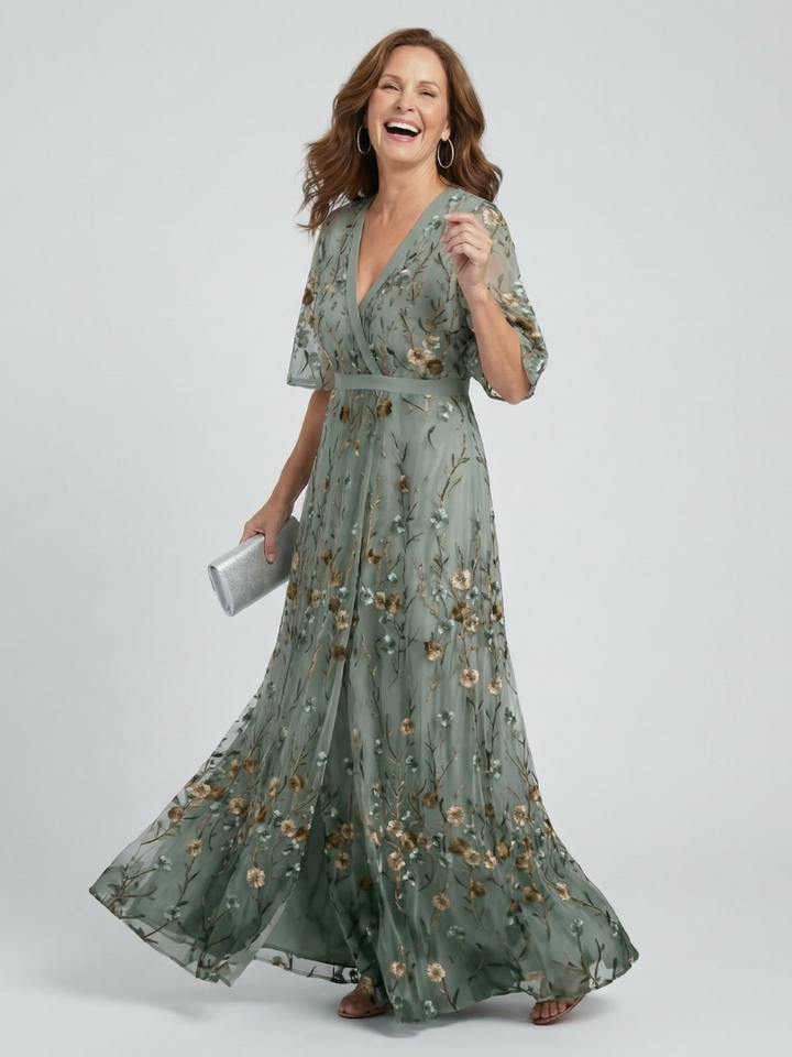 Elara | Halter Midi Dress