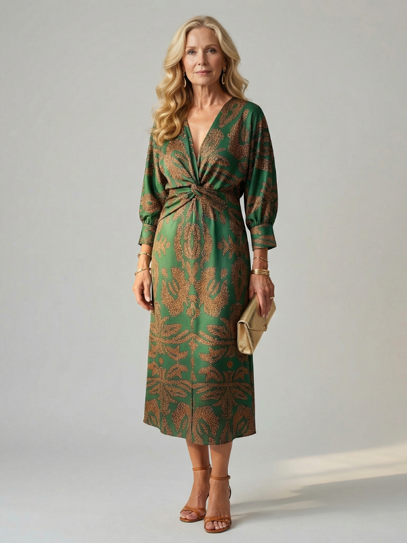 Lune | Wrap Midi Dress