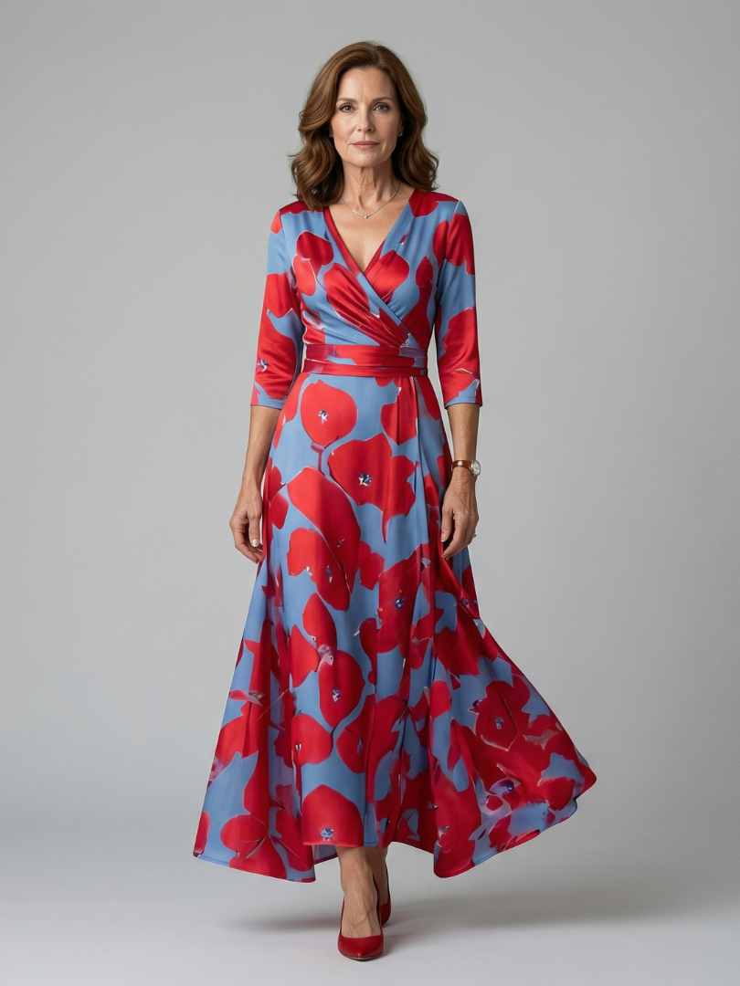 Celine | Wrap Maxi Dress