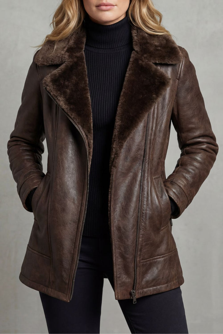 Lynette – Shearling-lined Jacket