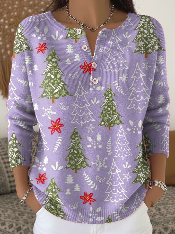 Sandra | Christmas Jumper with Buttons