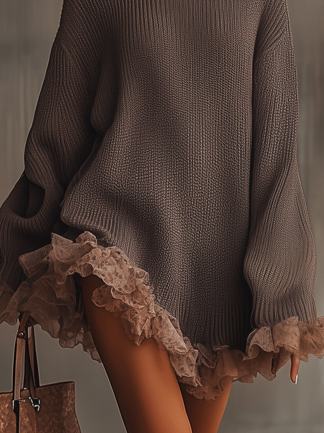 Lincy™ | Ruffled Knit Dress