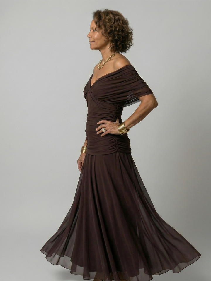 Calen | Off-Shoulder Midi Dress