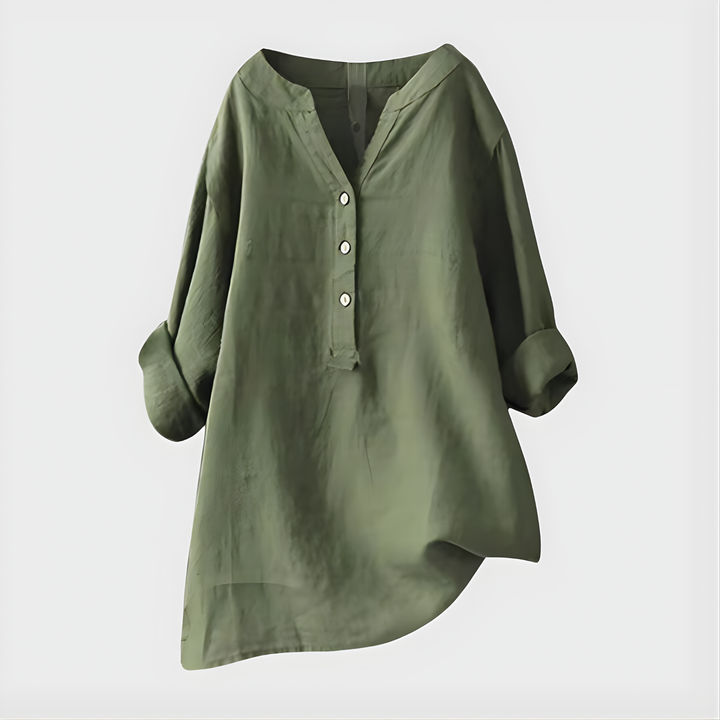 Winola | Relaxed V-Neck Blouse
