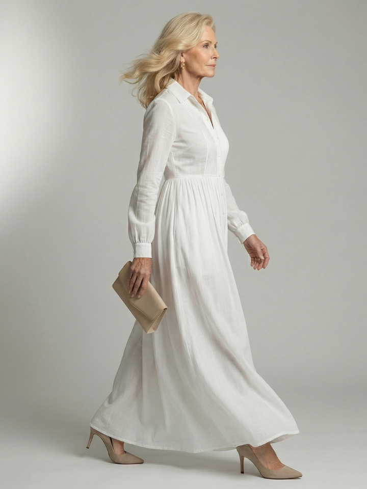 Lioren | Button Maxi Dress