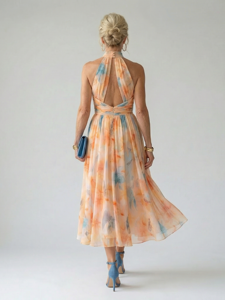Elin | Halter Midi Dress