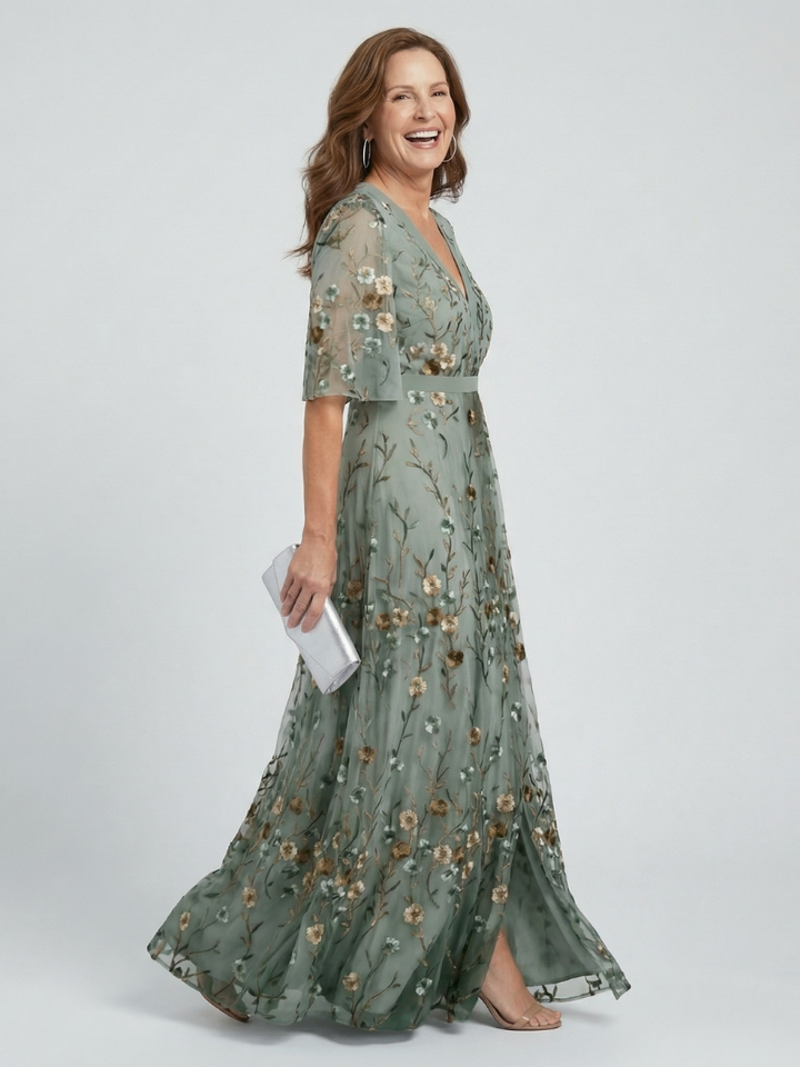 Elara | Halter Midi Dress