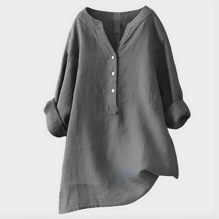 Winola | Relaxed V-Neck Blouse