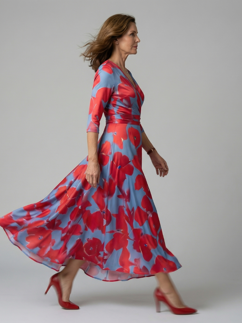 Celine | Wrap Maxi Dress