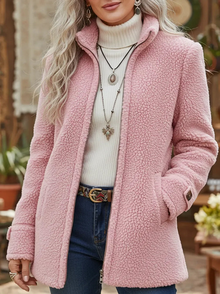 Rebecca – Full-Zip Stand Collar Jacket