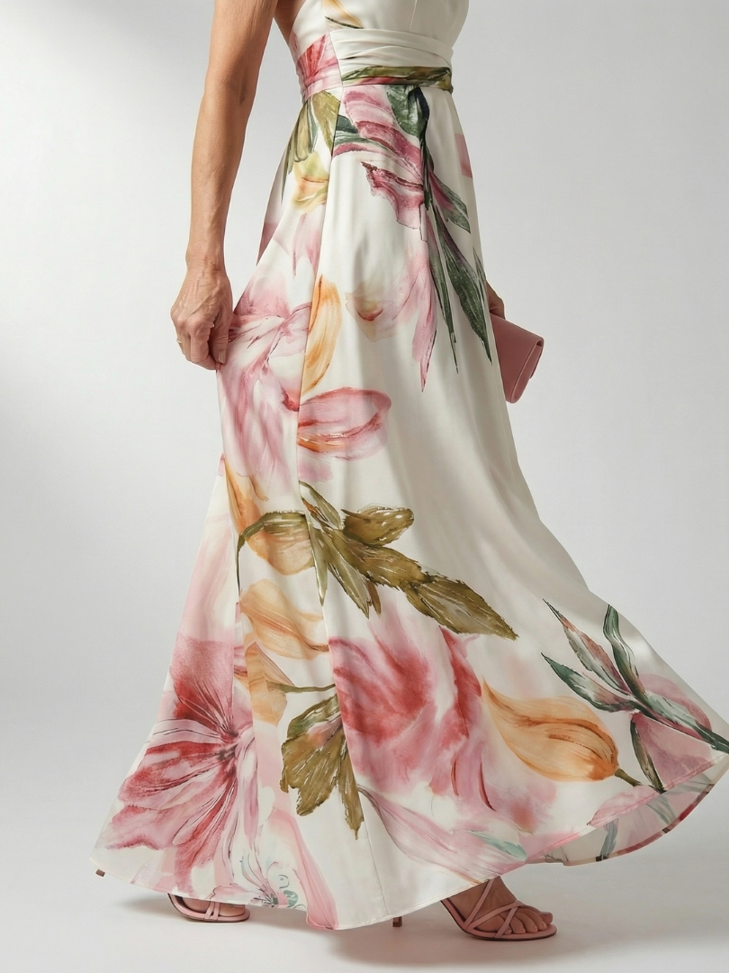 Amiel | Halter Maxi Dress