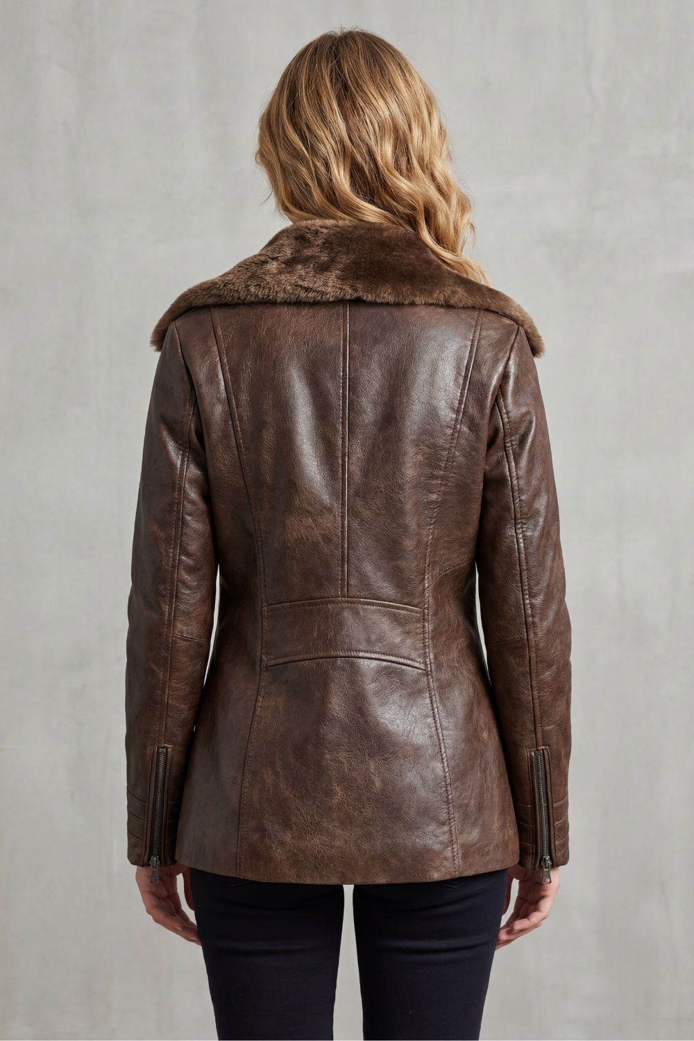 Lynette – Shearling-lined Jacket