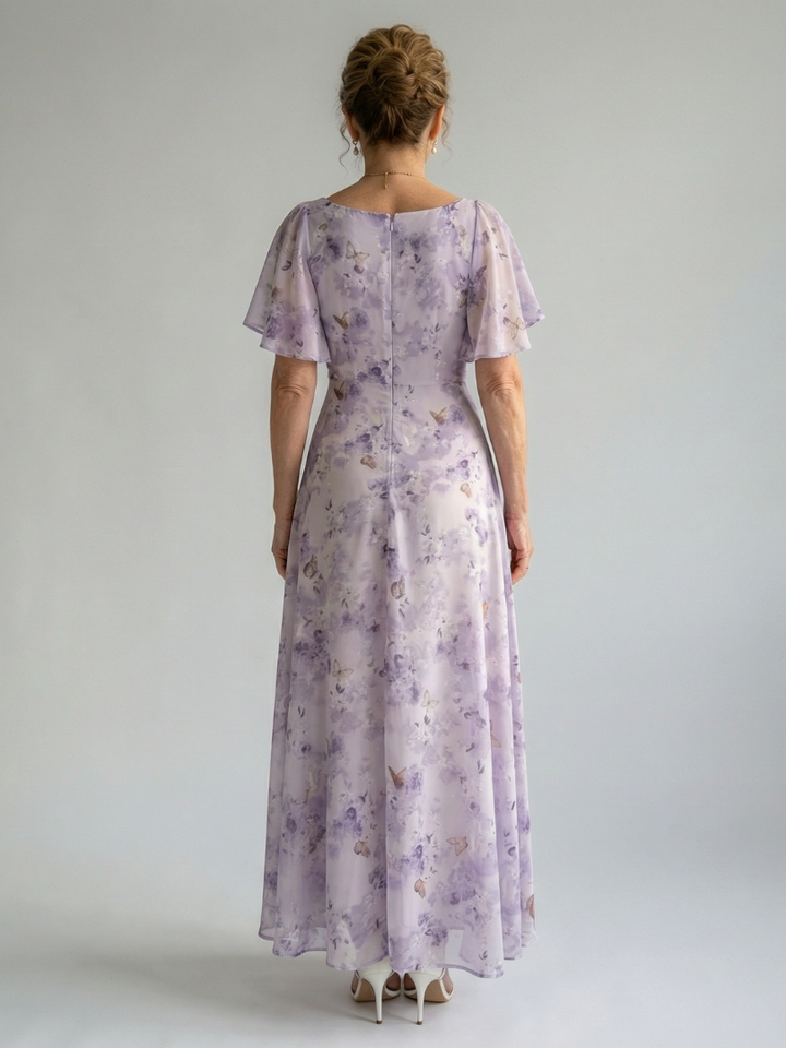 Vaelis | Square Neck Midi Dress