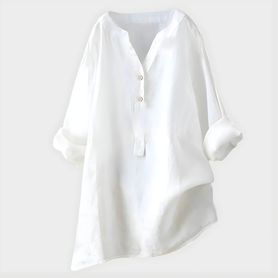 Winola | Relaxed V-Neck Blouse