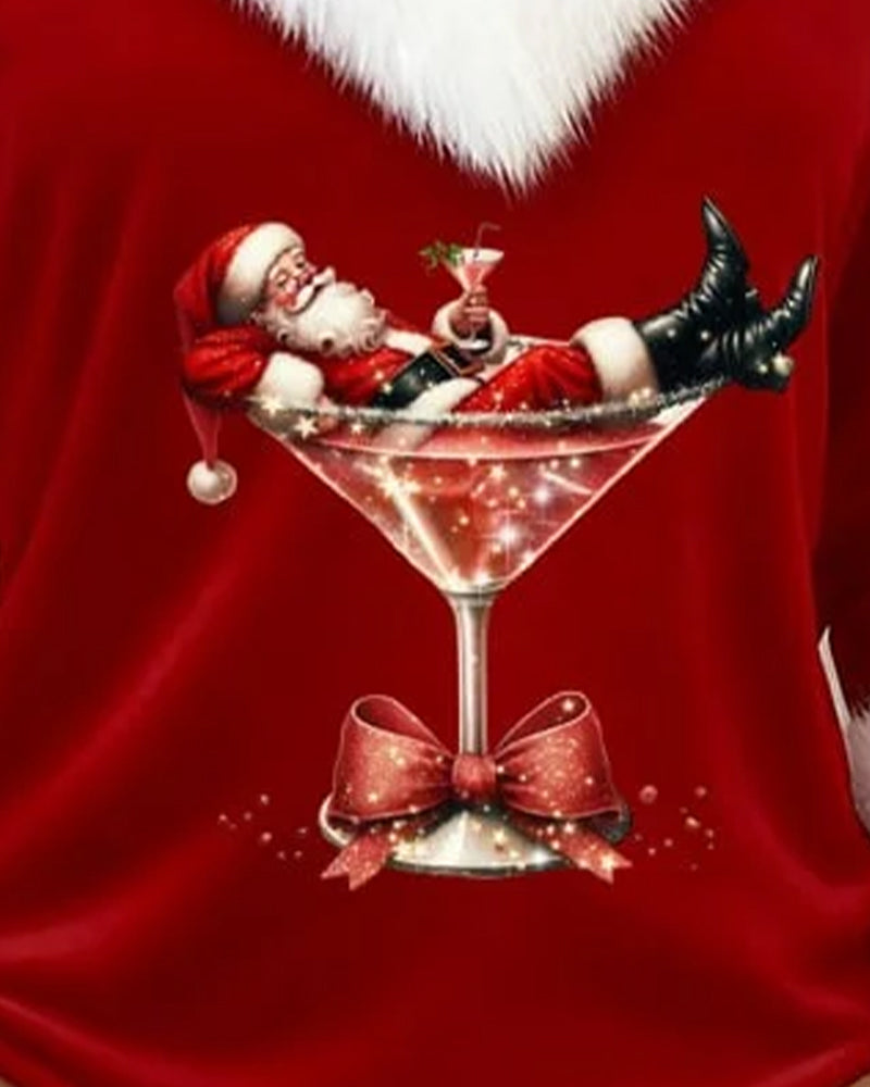 Mariah | Velvet Christmas Top