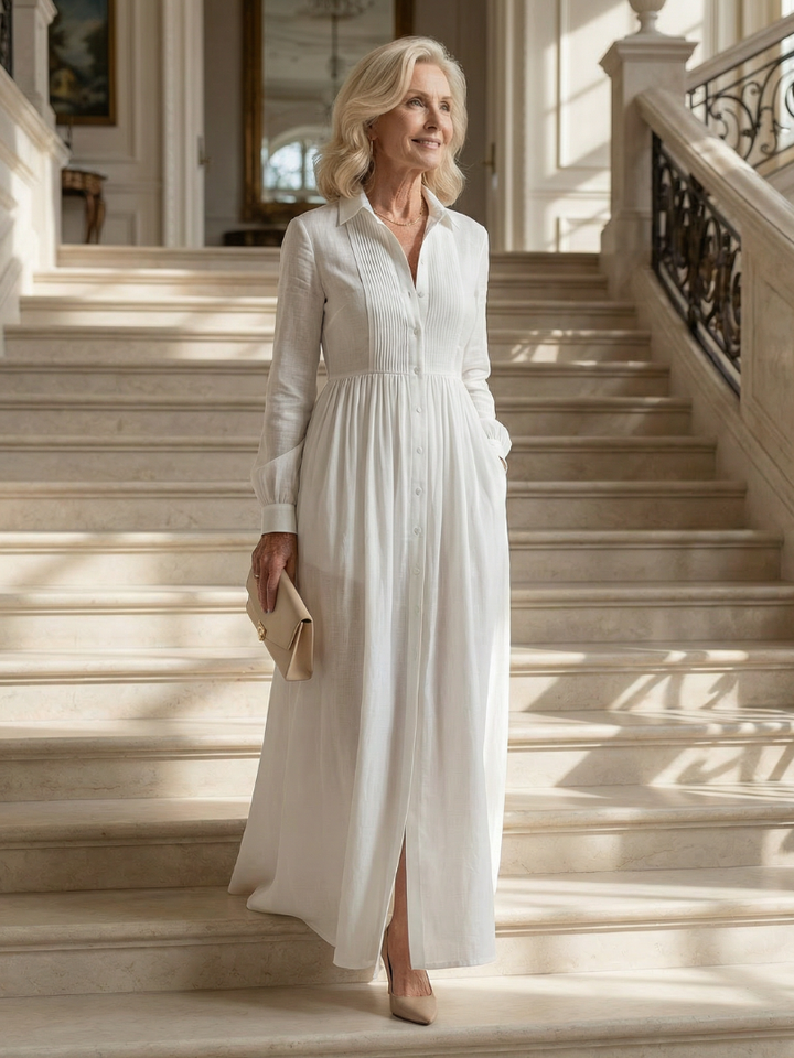 Lioren | Button Maxi Dress
