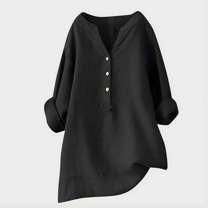 Winola | Relaxed V-Neck Blouse
