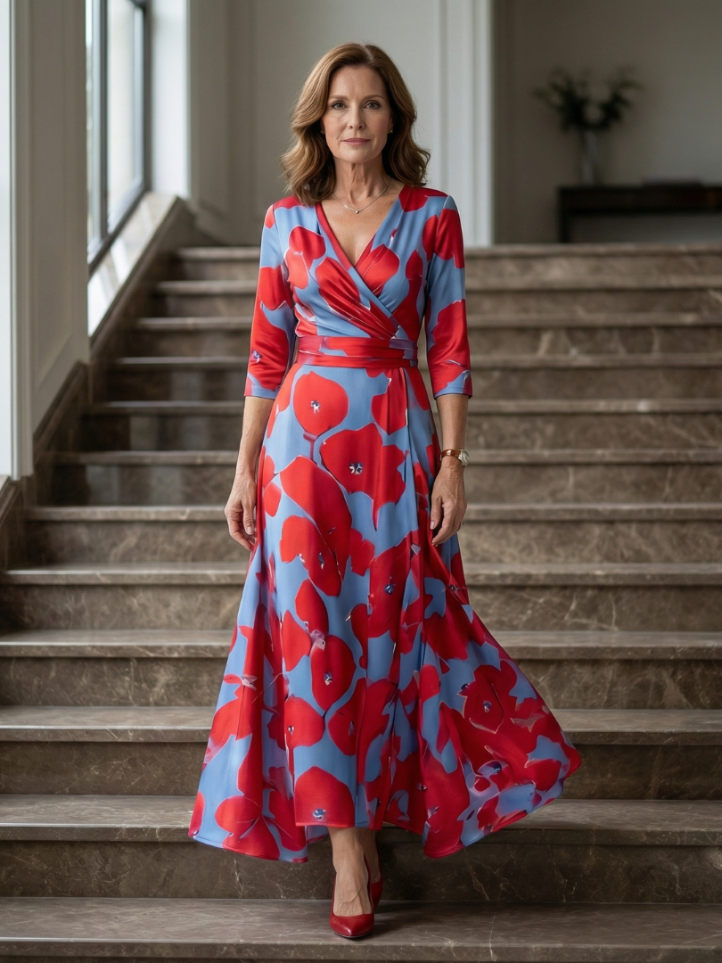 Celine | Wrap Maxi Dress
