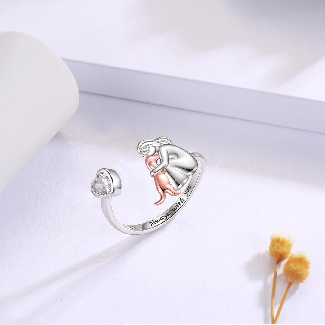 Lorelai™ – Dog Icon Ring for Eternal Companionship