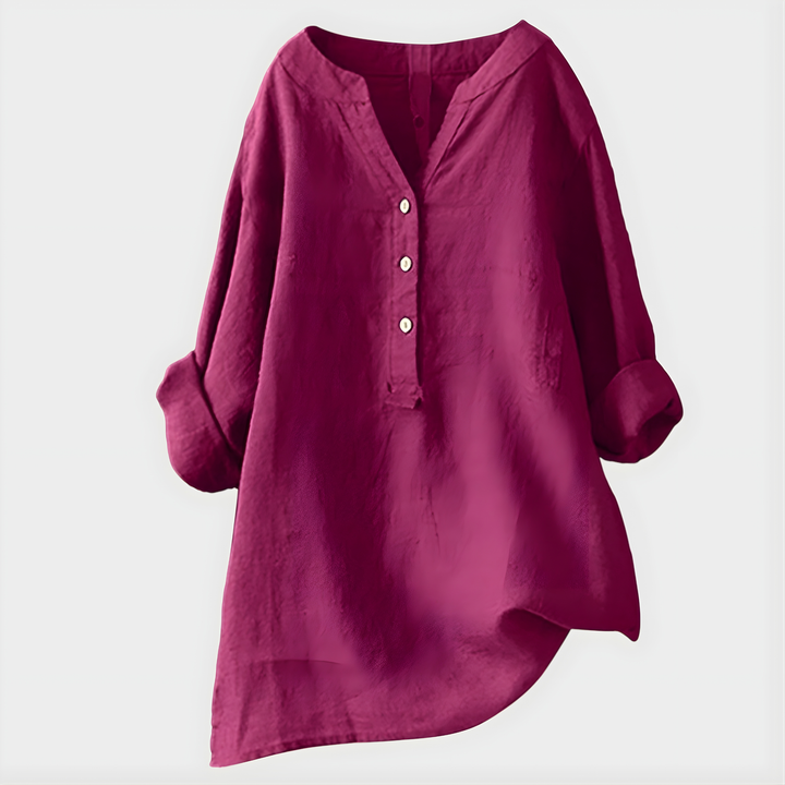 Winola | Relaxed V-Neck Blouse