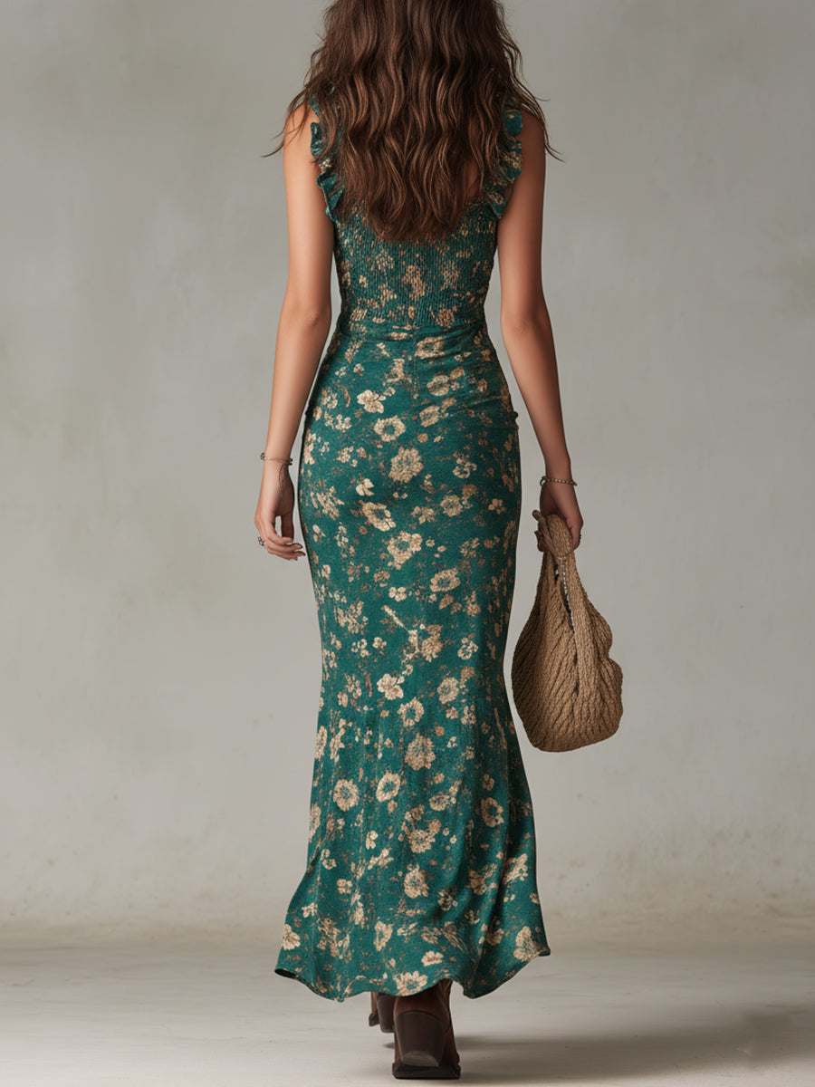 Yvonne | Romantic Floral Maxi Dress