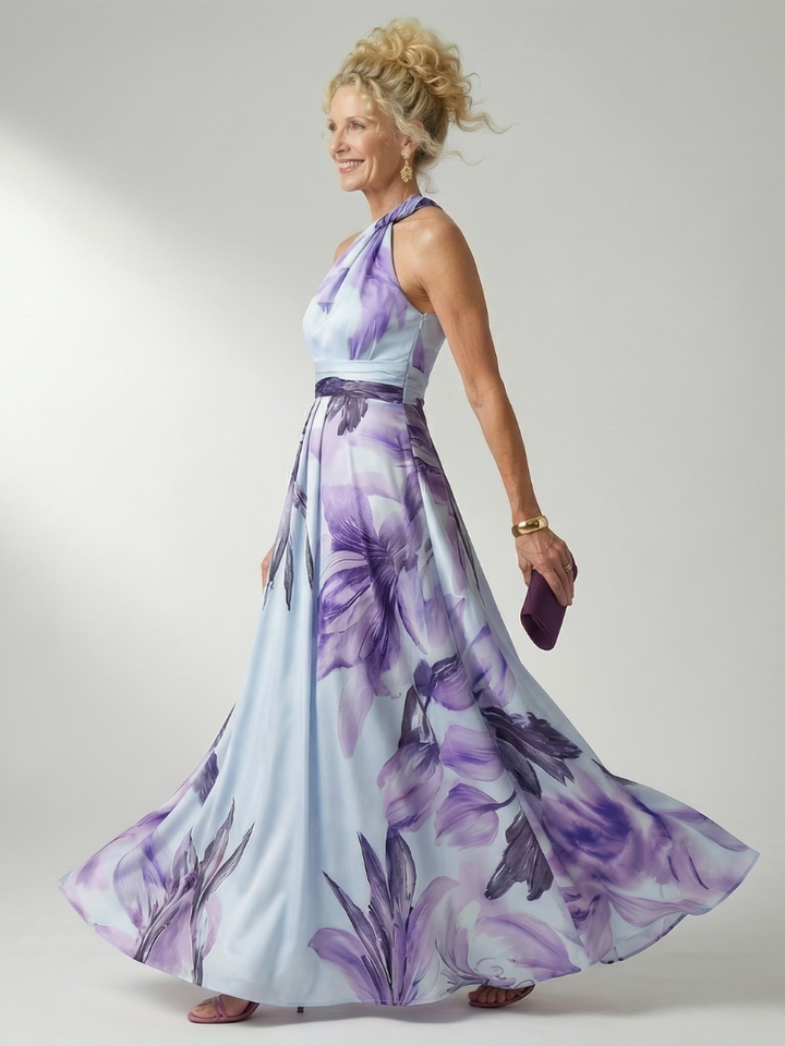Amiel | Halter Maxi Dress