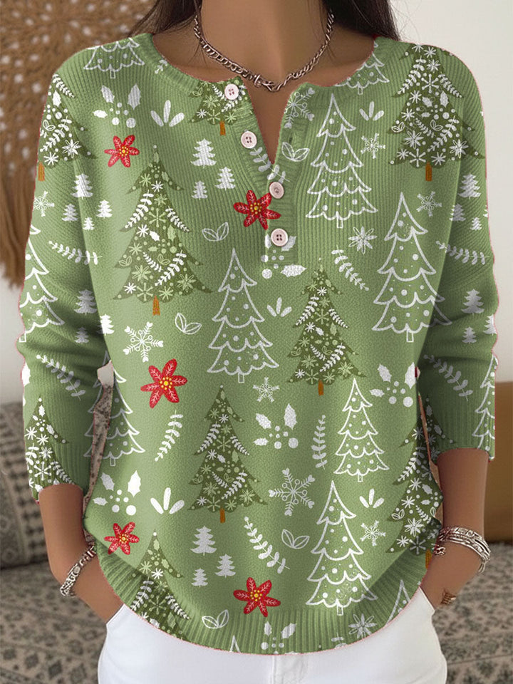 Sandra | Christmas Jumper with Buttons
