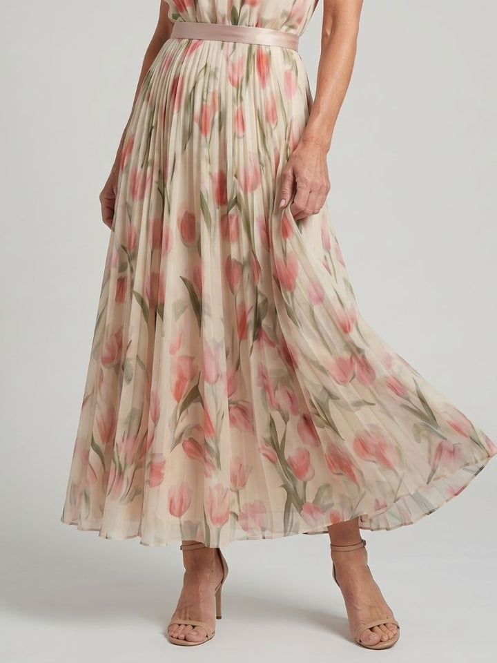 Aurelle | Halter Midi Dress