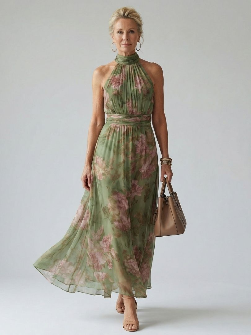 Mirelle | Halter Maxi Dress