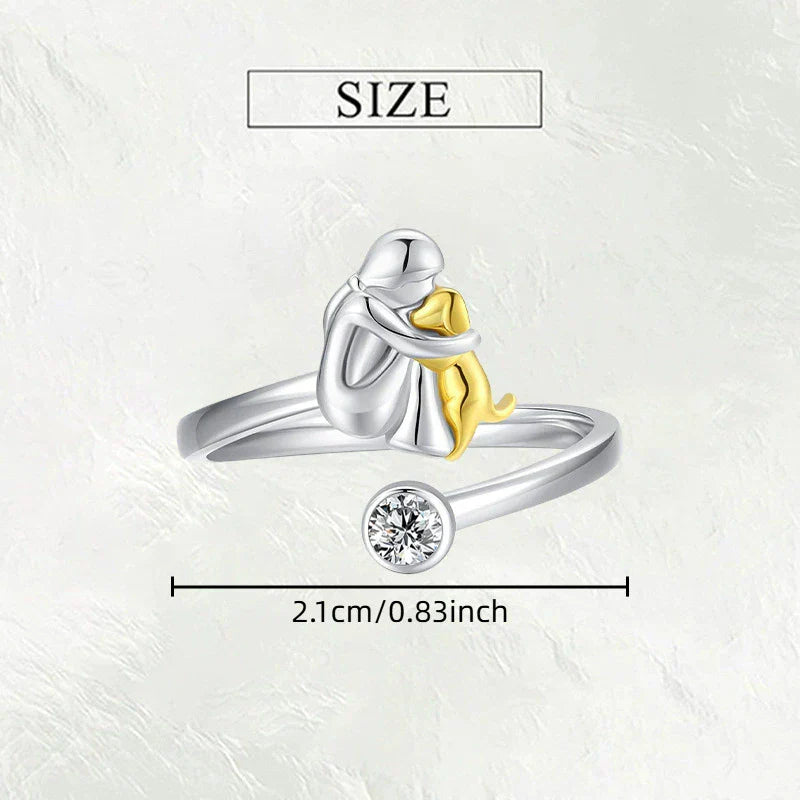 Hayden™ – Dog Icon Ring for Timeless Connection