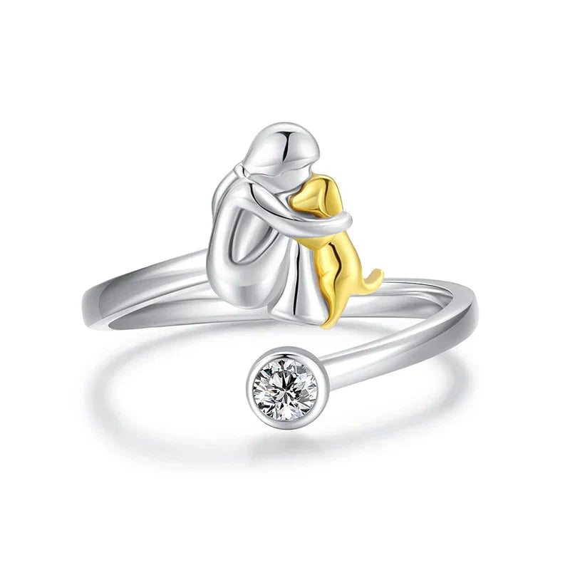 Hayden™ – Dog Icon Ring for Timeless Connection