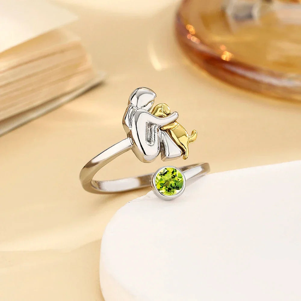 Hayden™ – Dog Icon Ring for Timeless Connection