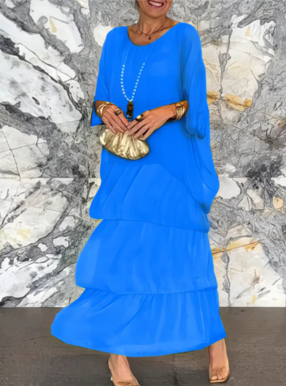 Sylvia | Elegant Flowing Maxi Dress