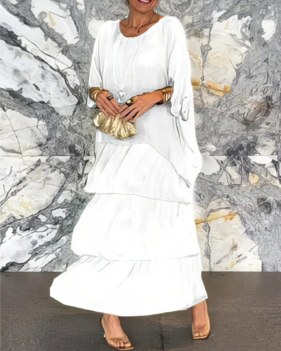 Sylvia | Elegant Flowing Maxi Dress