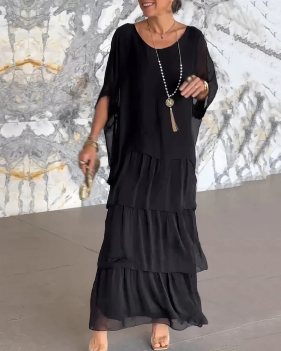 Sylvia | Elegant Flowing Maxi Dress