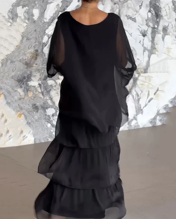Sylvia | Elegant Flowing Maxi Dress