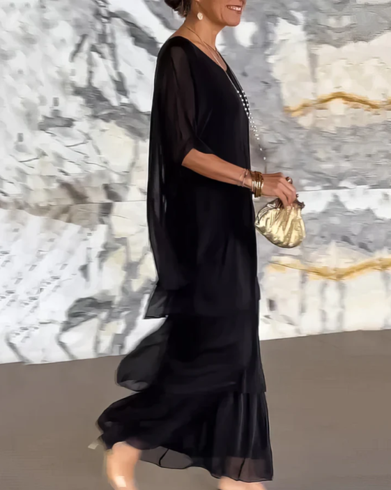 Sylvia | Elegant Flowing Maxi Dress