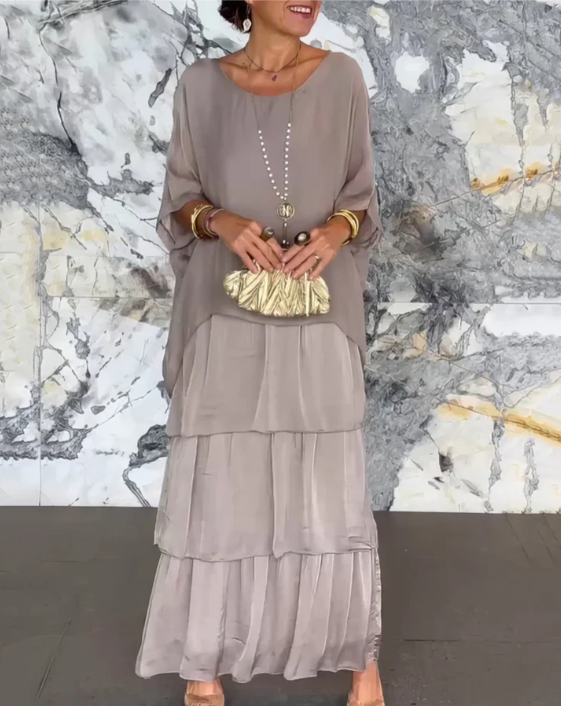 Sylvia | Elegant Flowing Maxi Dress