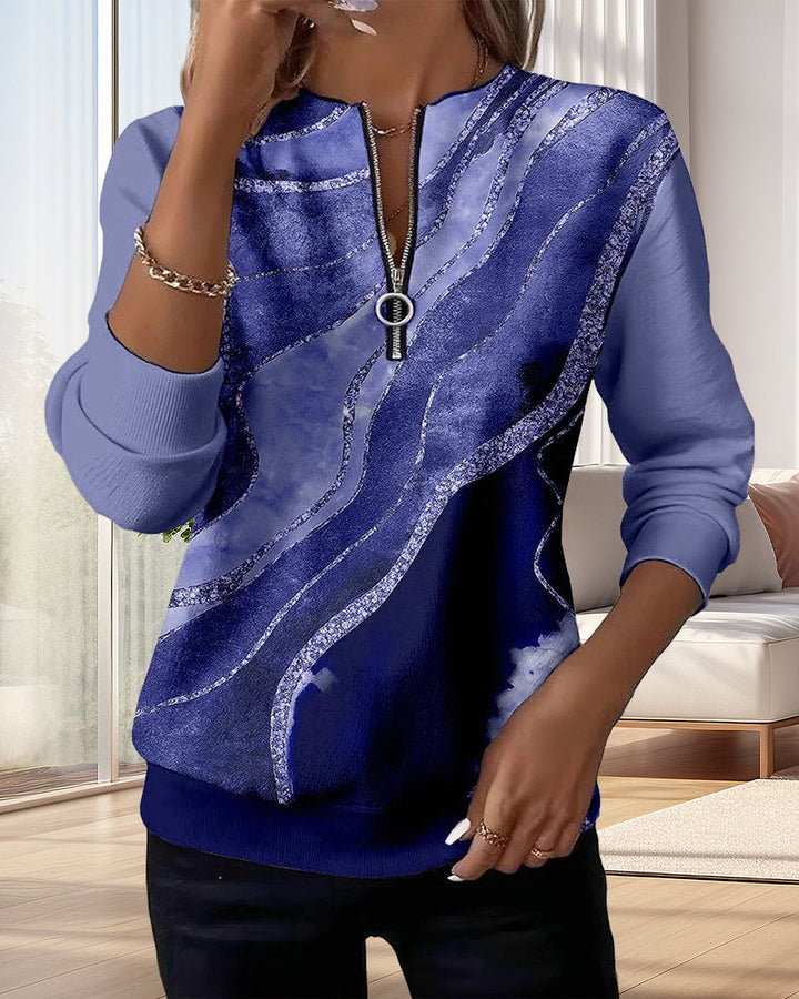 Eva | Casual Everyday Zip Sweatshirt