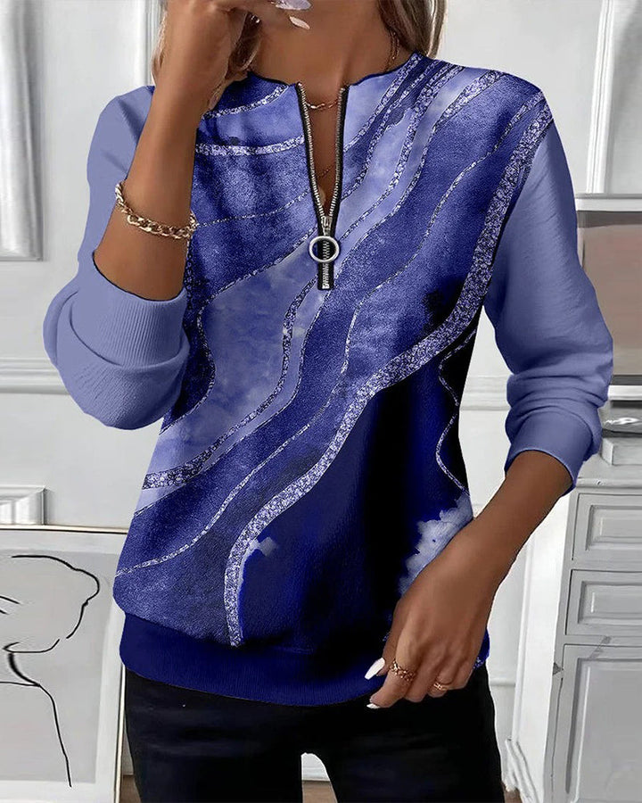 Eva | Casual Everyday Zip Sweatshirt