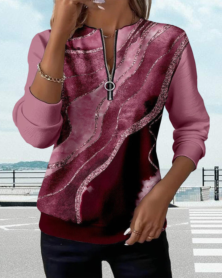 Eva | Casual Everyday Zip Sweatshirt